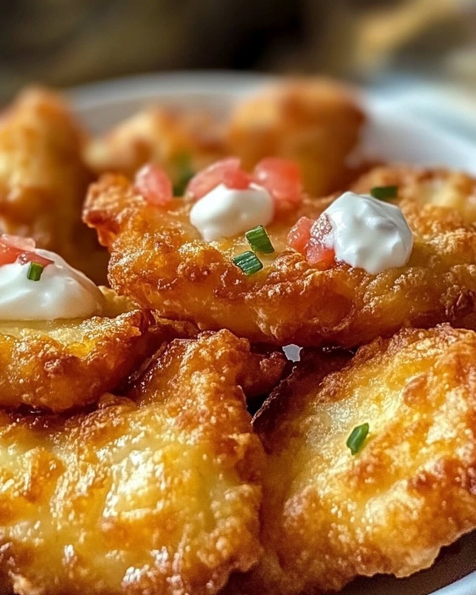Langos aus der Heißluftfritteuse