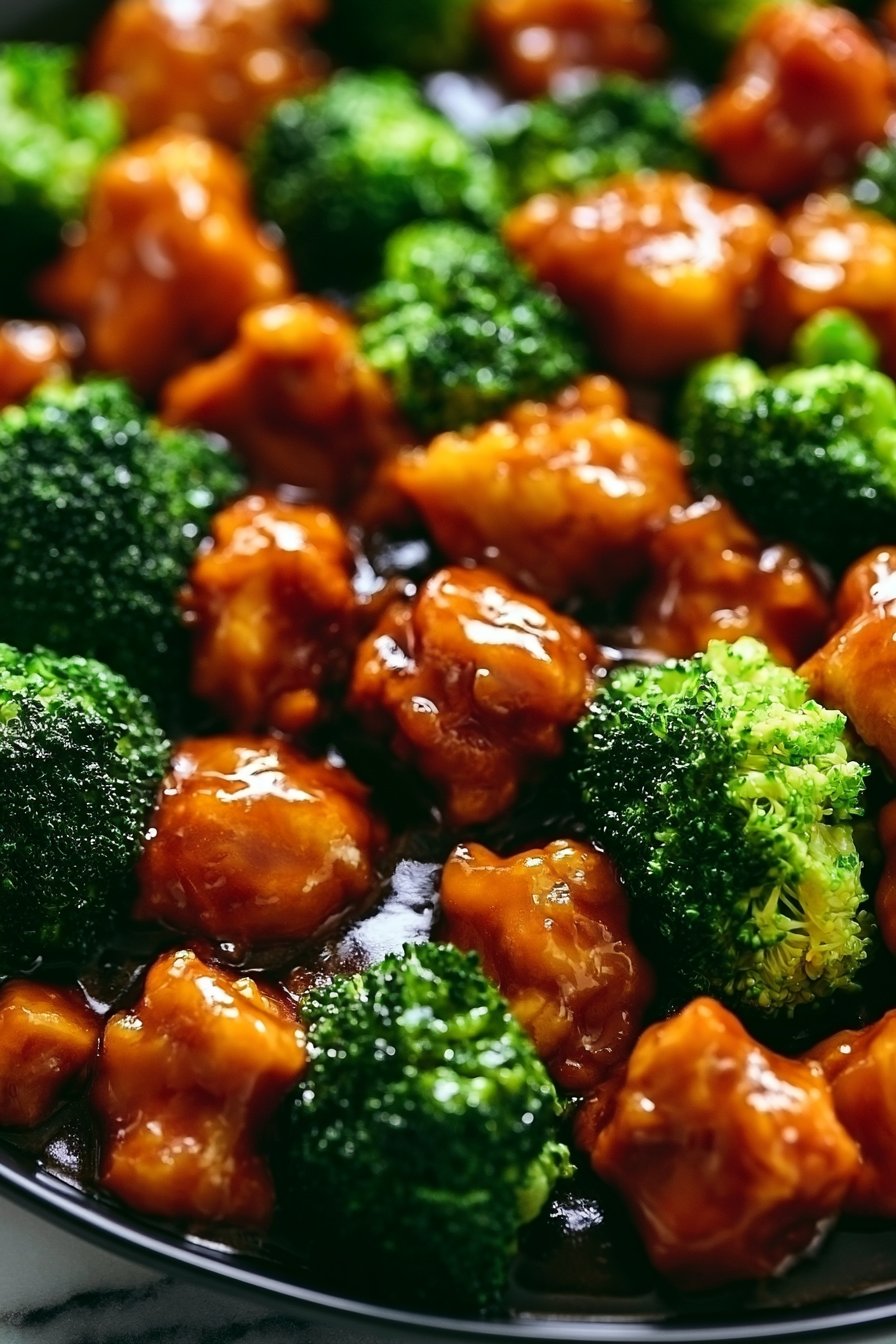 Better-Than-Takeout Sticky Chicken and Broccoli