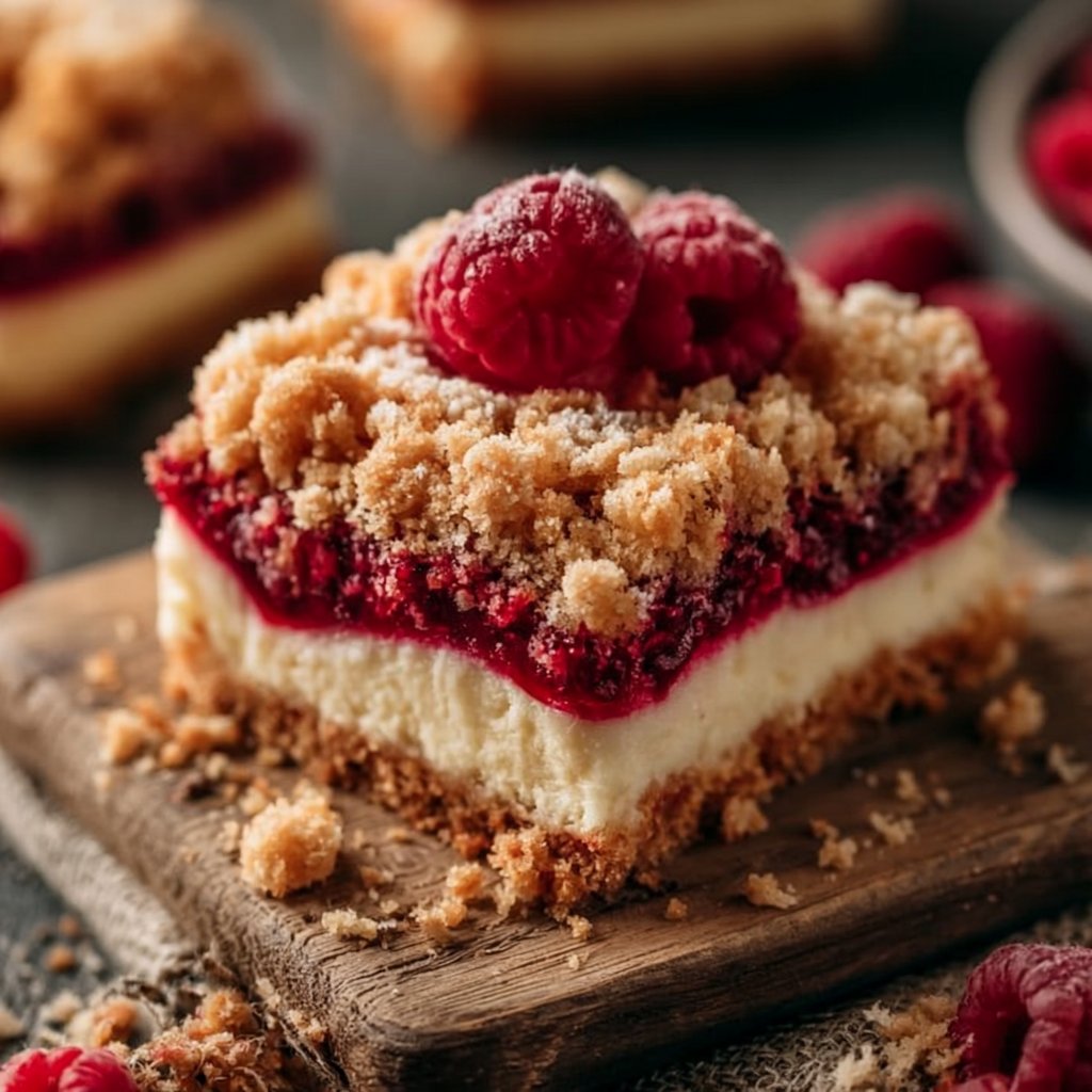 Himbeer-Käsekuchen mit Streusel