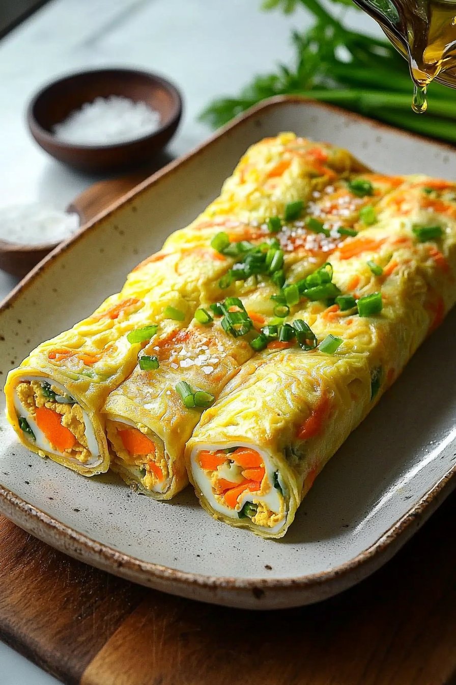 Korean Style Rolled Omelette