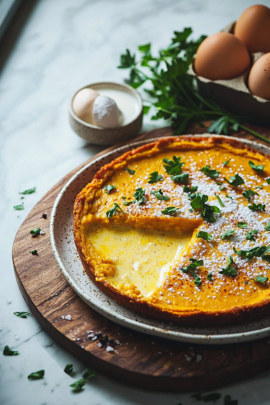 Pumpkin Magic Custard Cake
