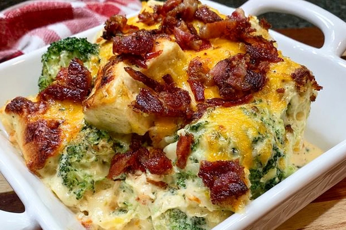 Low-Carb Chicken Bacon Ranch Casserole