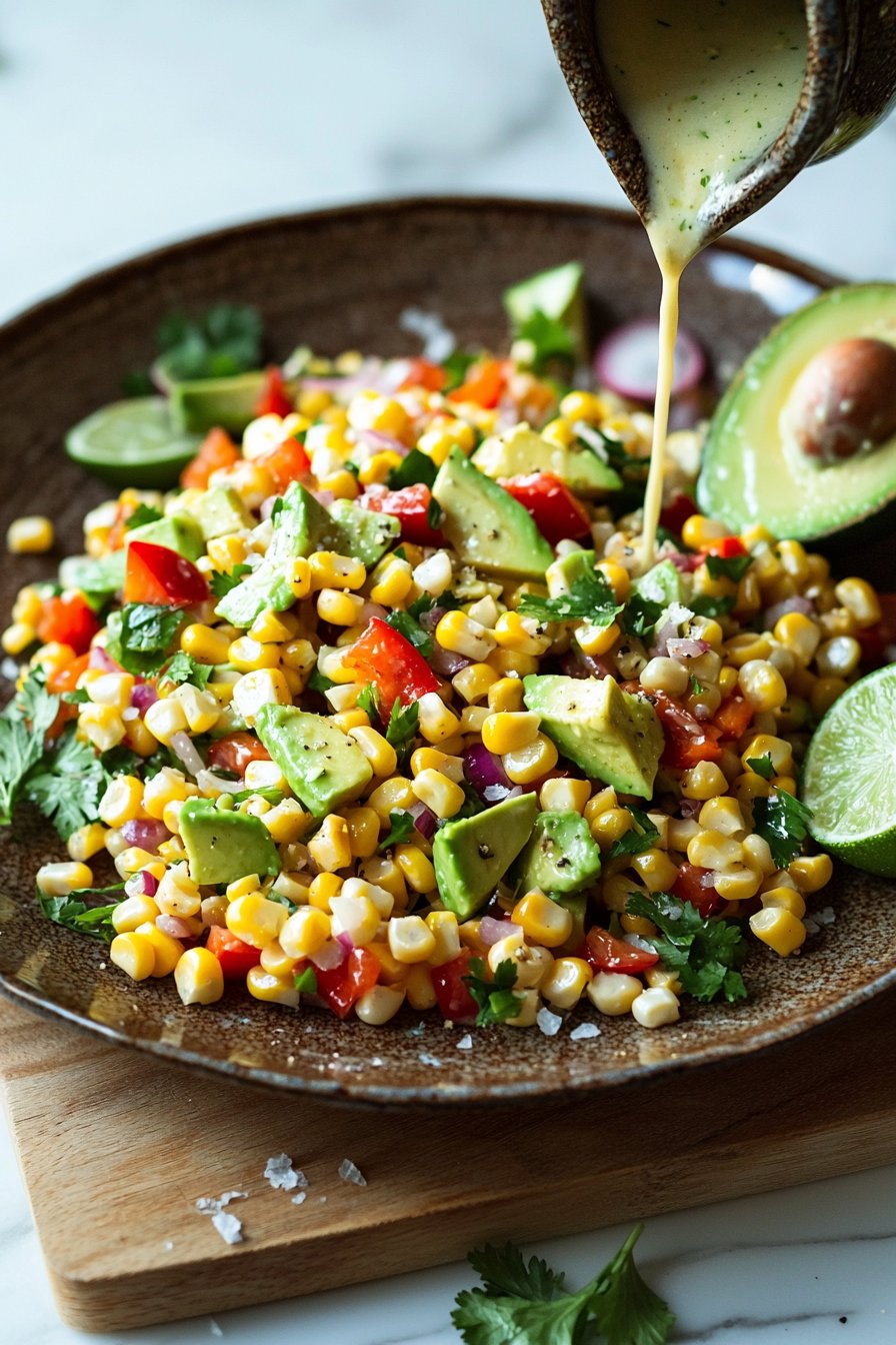 Summer Corn Salad with Avocado