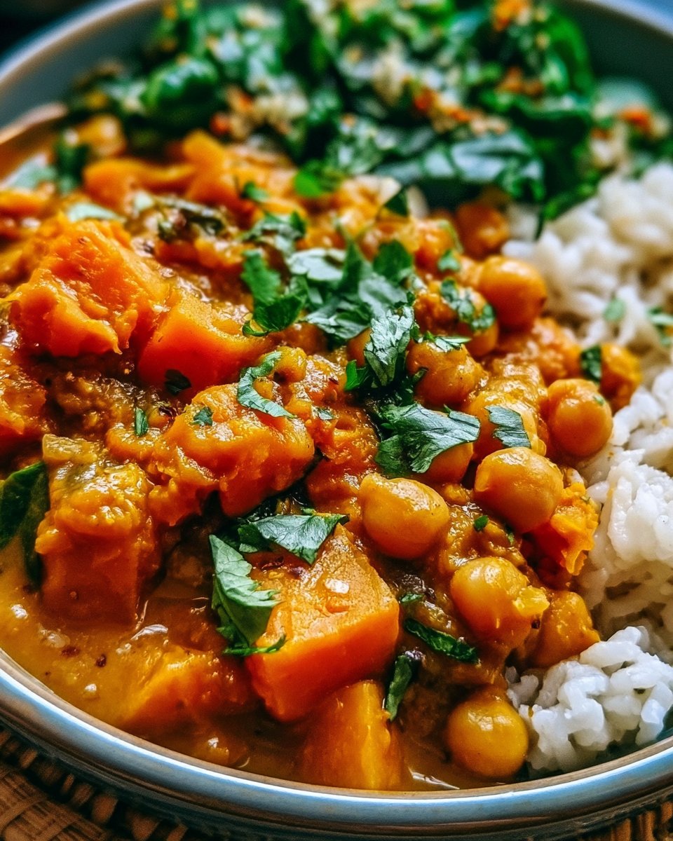 Sweet Potato and Chickpea Curry Recipe