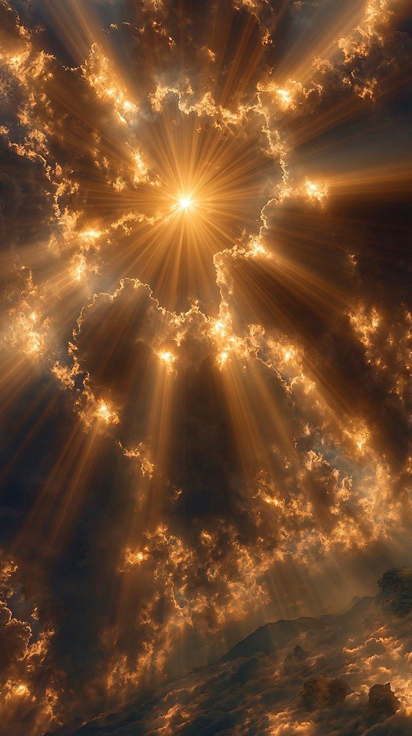 Celestial sun wallpaper | Summer solstice sun, Brightness aesthetic, Dreamy