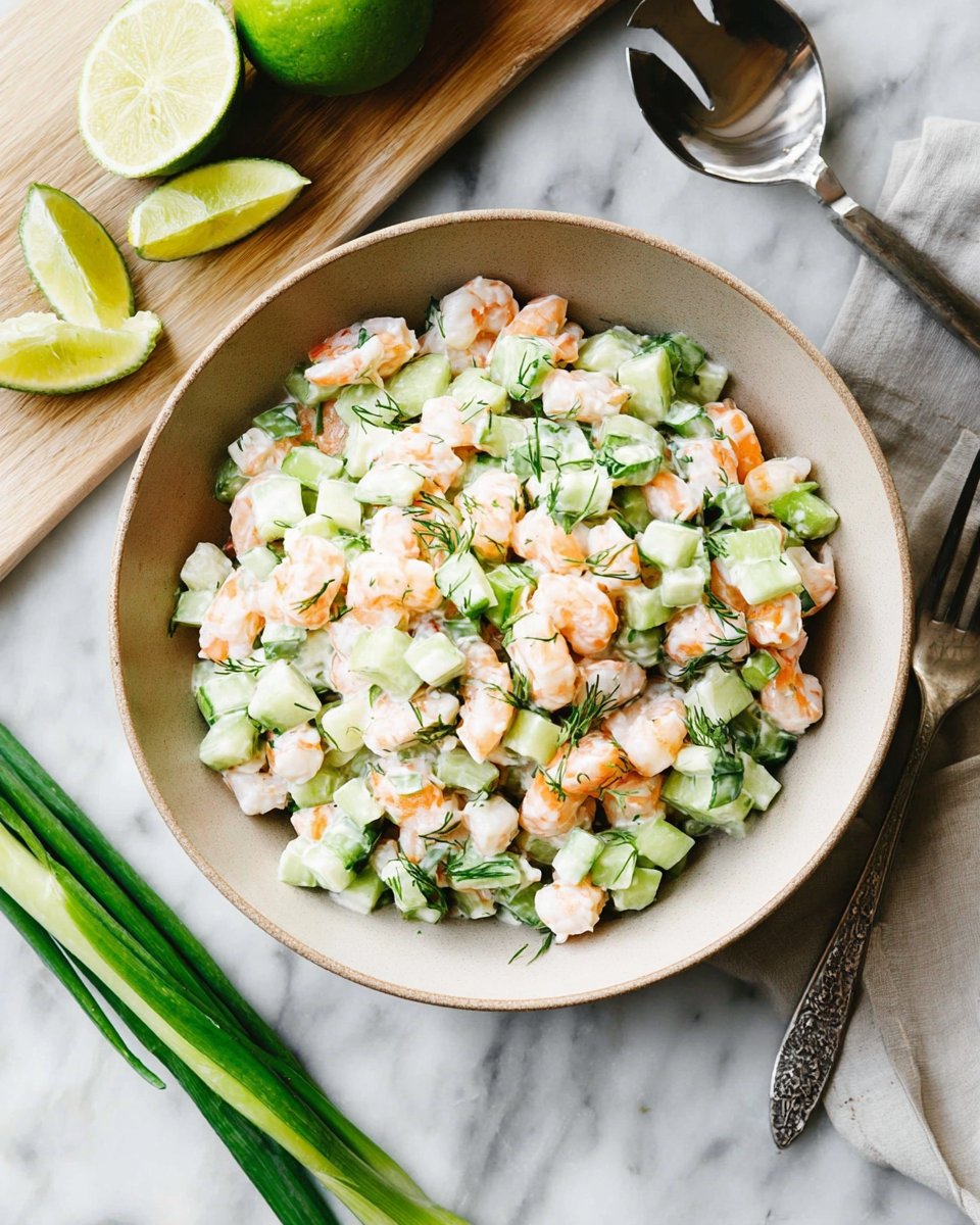 Cucumber Shrimp Salad