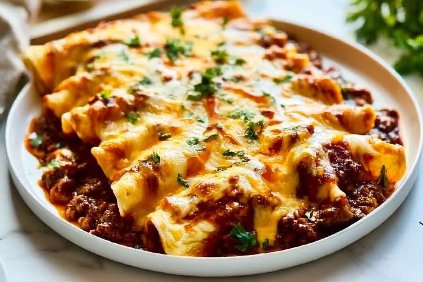 Ground Beef Enchiladas