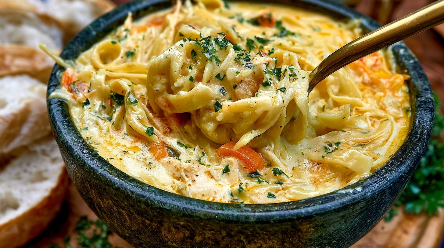 Creamy Chicken Noodle Soup
