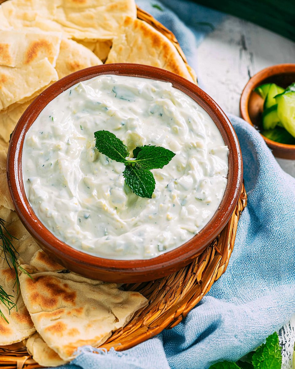 Creamy Vegan Tzatziki Sauce (with Tofu)