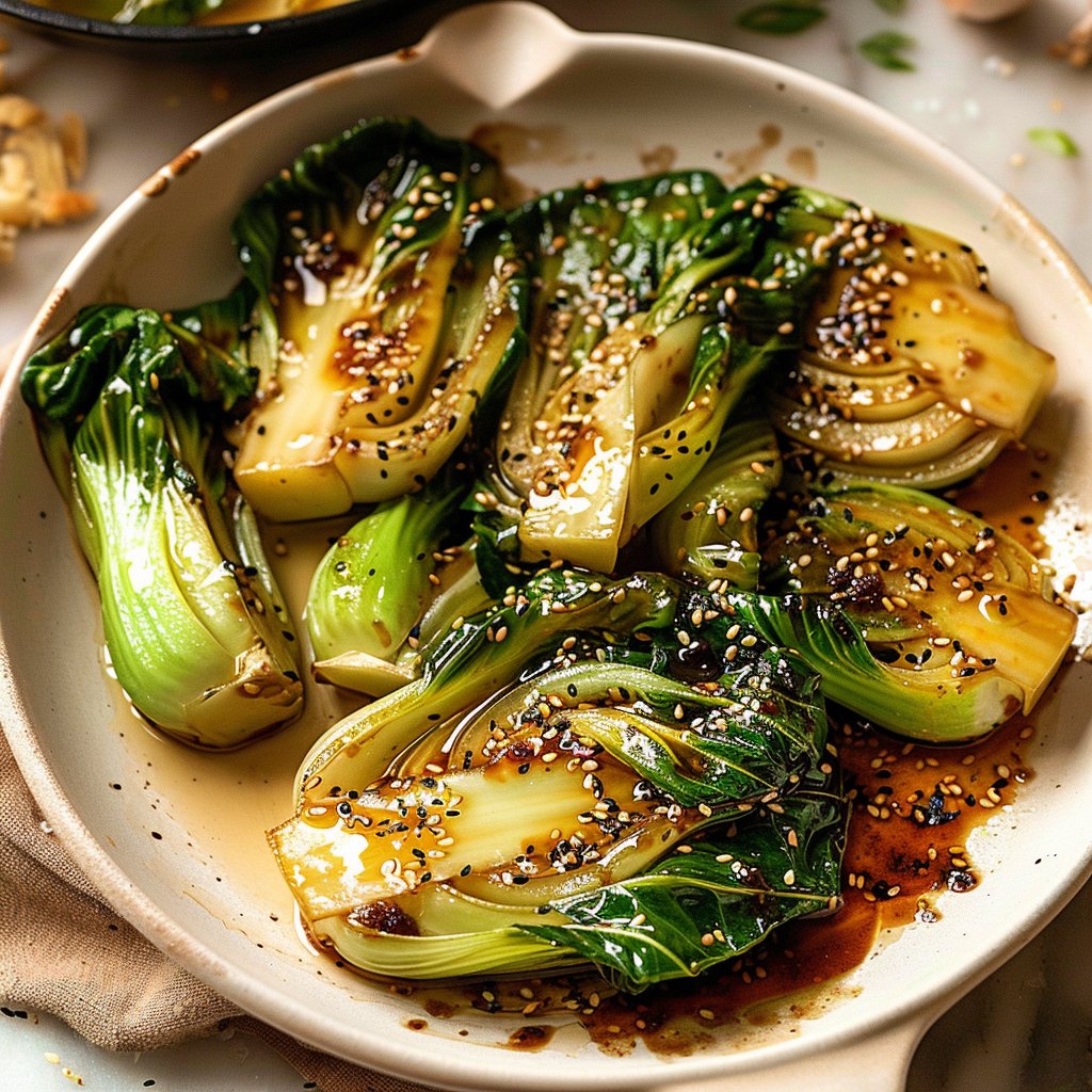 Sesame Ginger Bok Choy