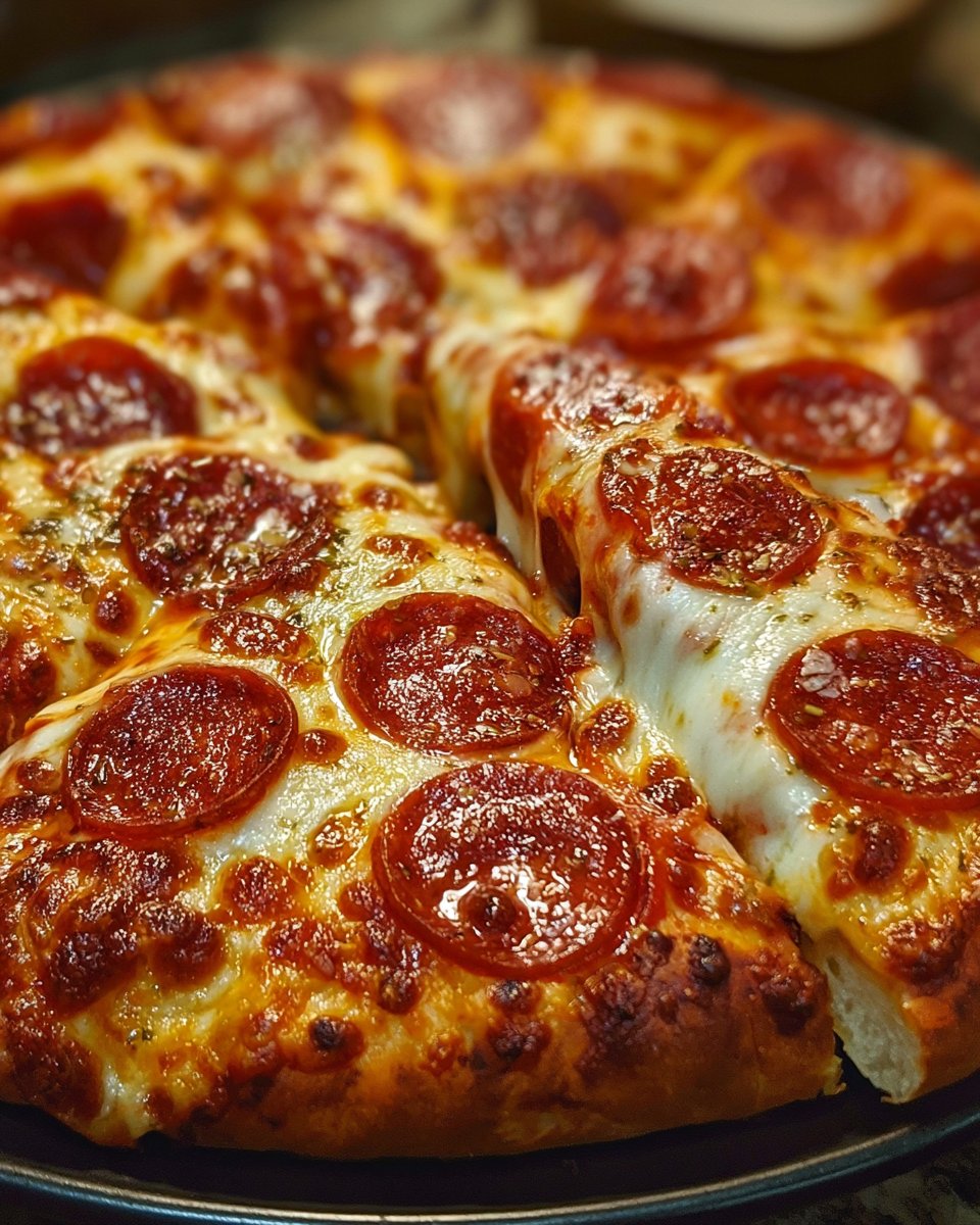 Easy Homemade Pepperoni Pizza