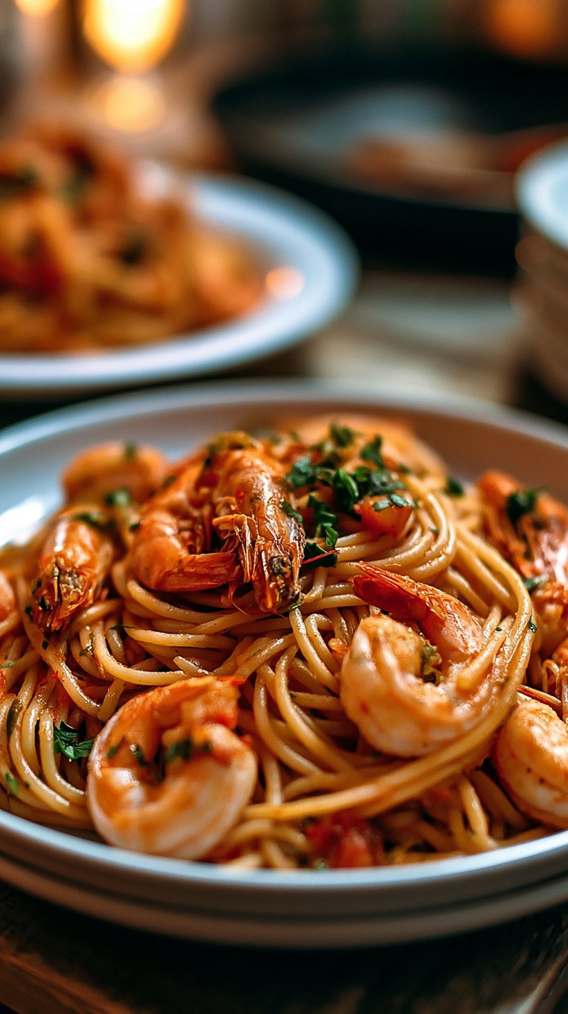 Spaghetti mit Meeresfrüchten