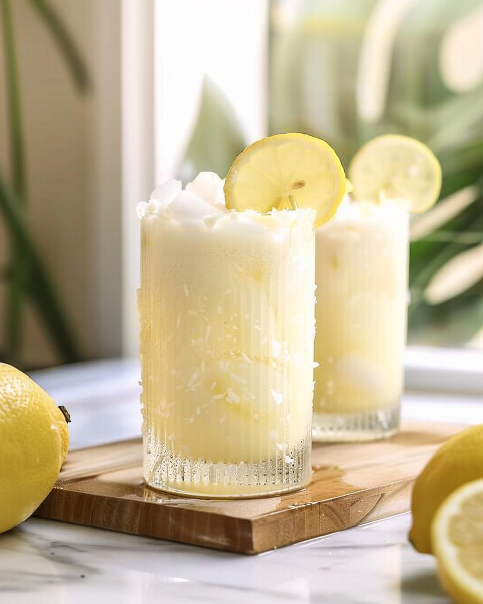 Creamy Coconut Milk Brazilian Lemonade