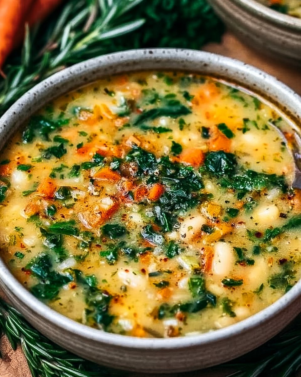 Vegan Tuscan White Bean Soup Recipe