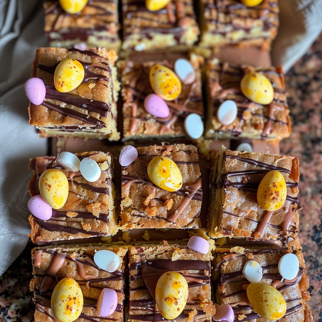 Mini Egg Chocolate Blondies