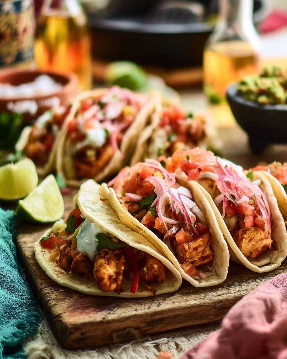 Cheesecake Factory Baja Chicken Tacos