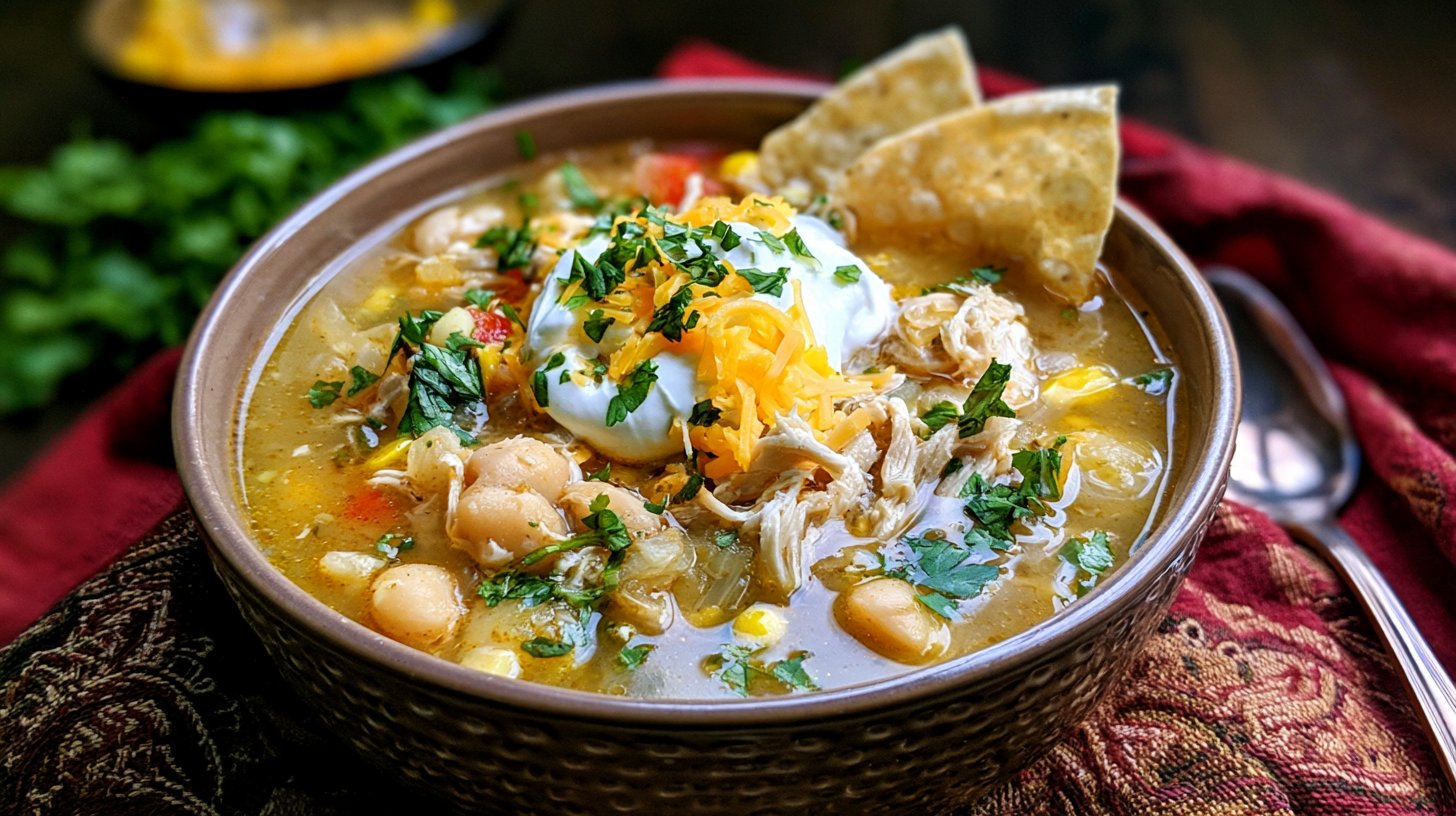 Crock Pot White Chicken Chili