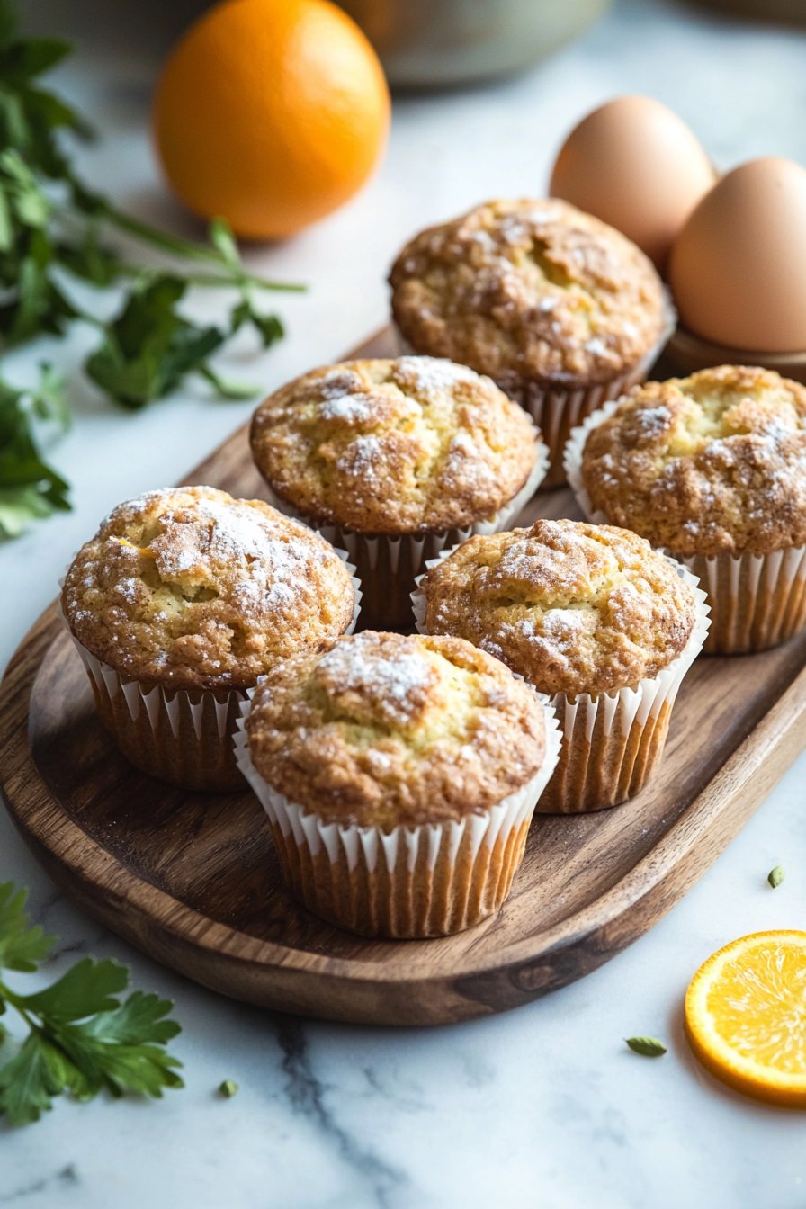 Orange Cardamom Muffins
