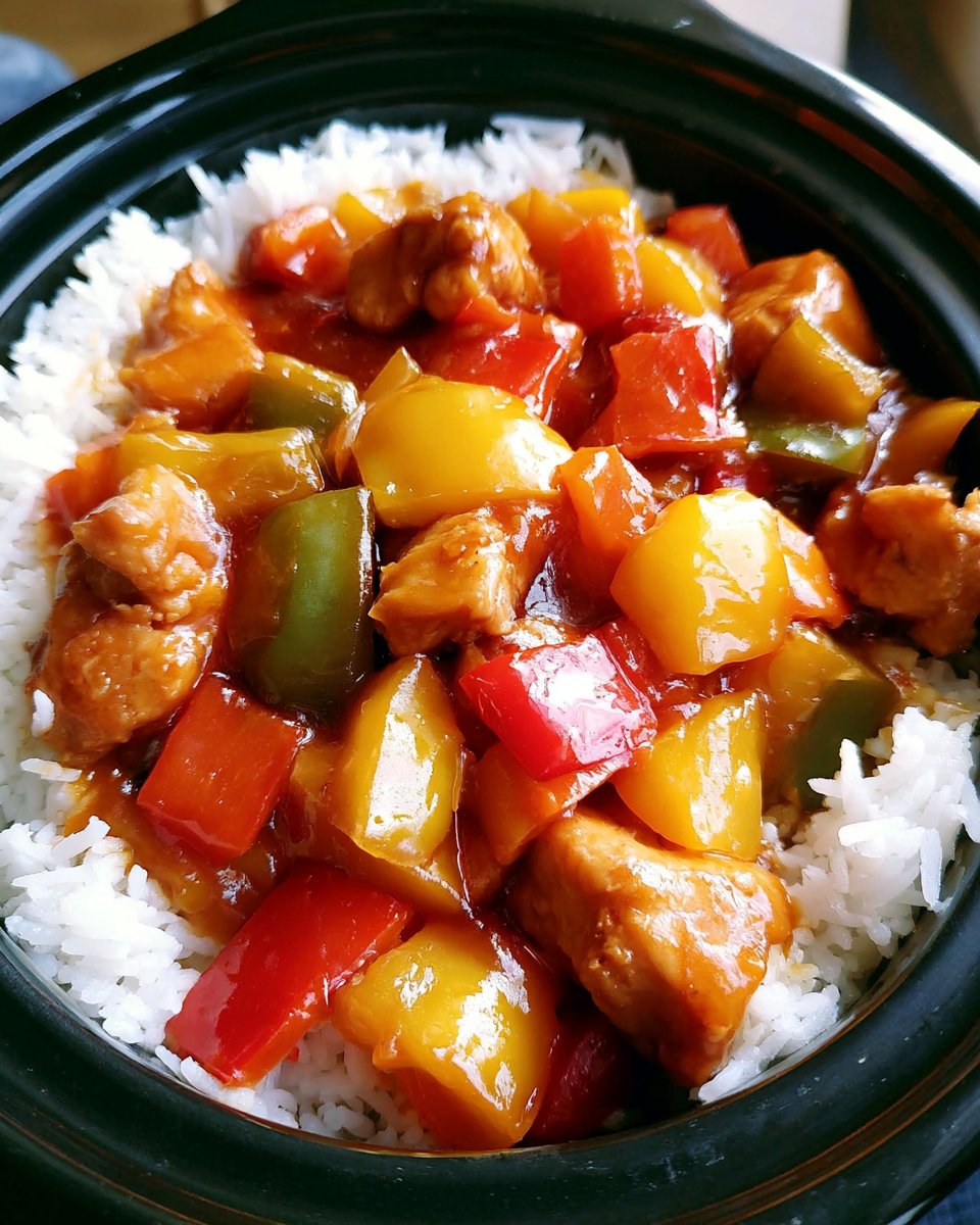 Crockpot Sweet and Sour Chicken Recipe