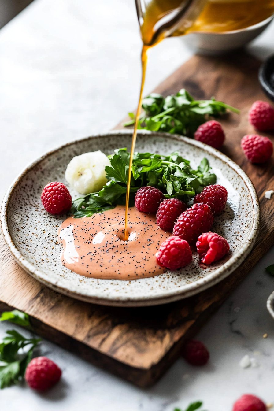 Himbeer-Mohn-Dressing