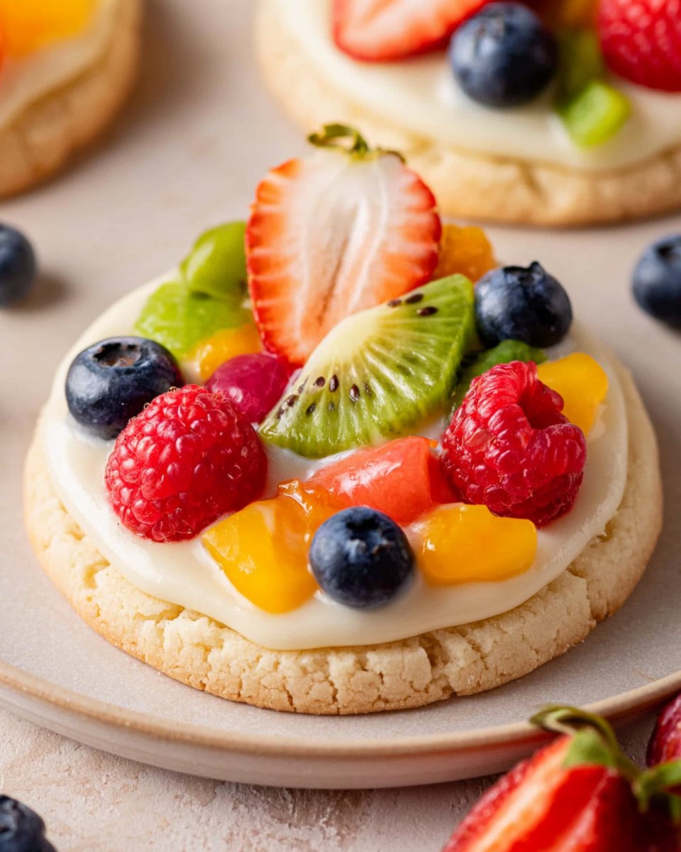 Fruit Pizza Sugar Cookies