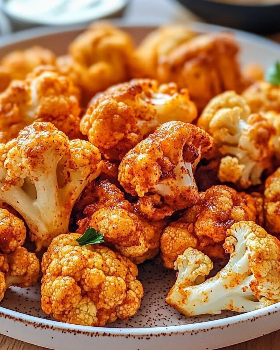 Cauliflower in the Air fryer – crispy, spicy & delicious!