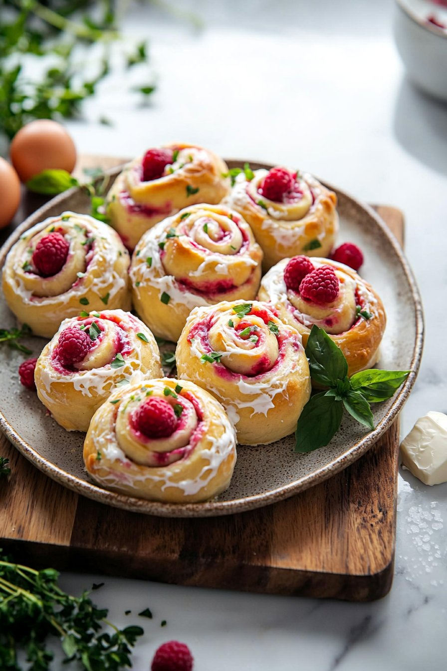 Raspberry Sweet Rolls