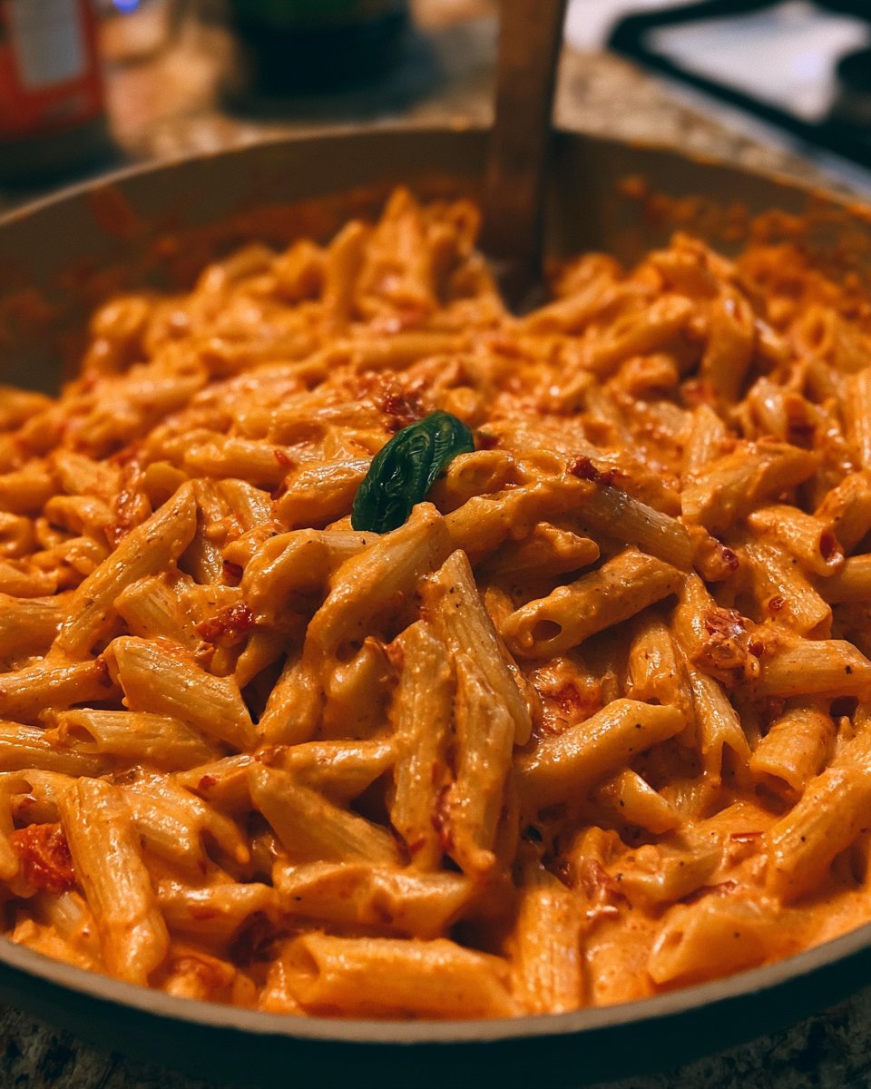Creamy Tomato Penne in Cream Sauce