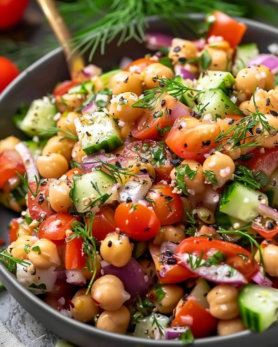 Mediterranean Chickpea Salad