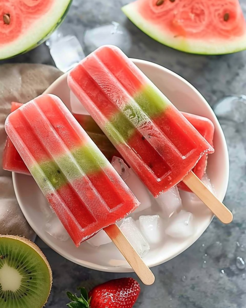 Watermelon Popsicles