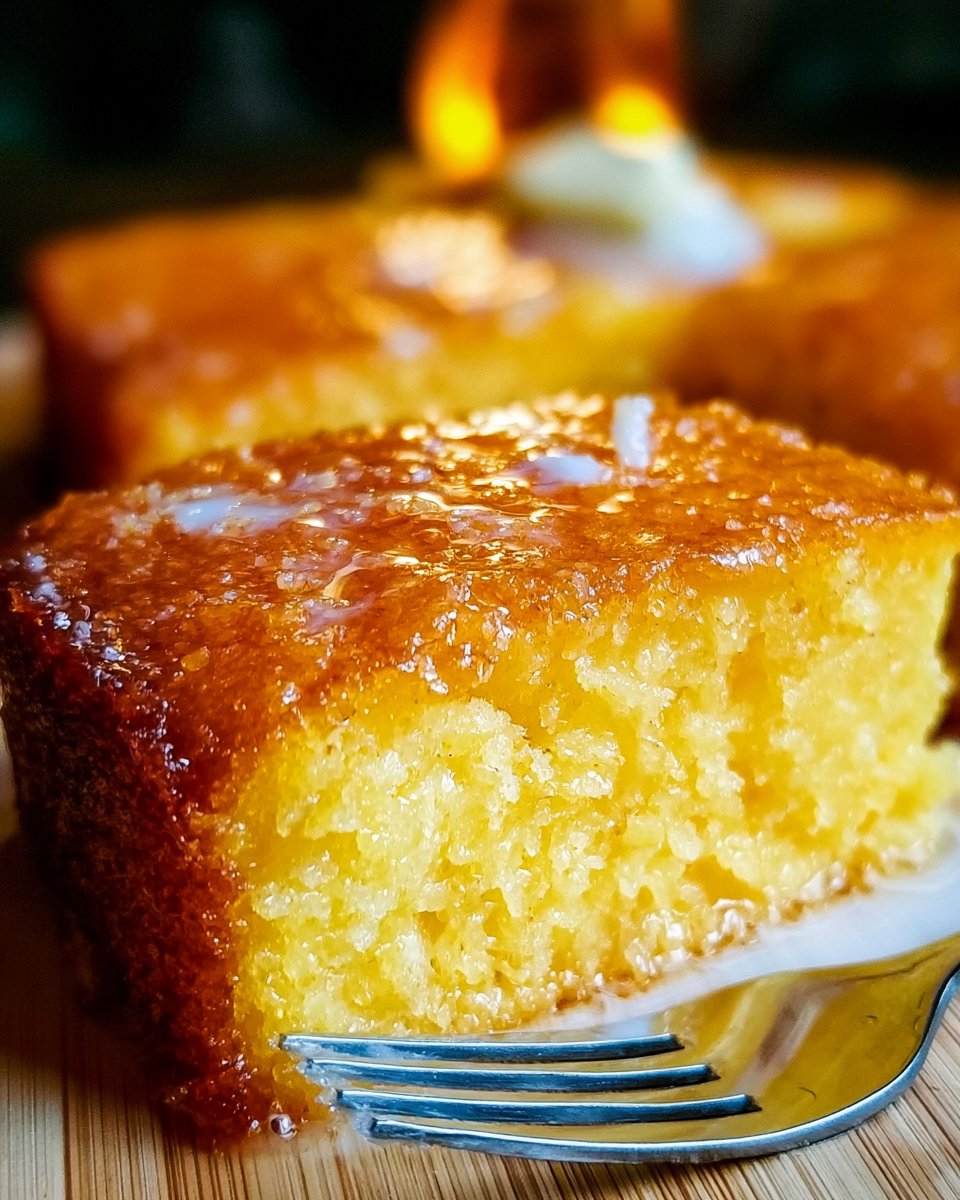Moist Honey Cornbread
