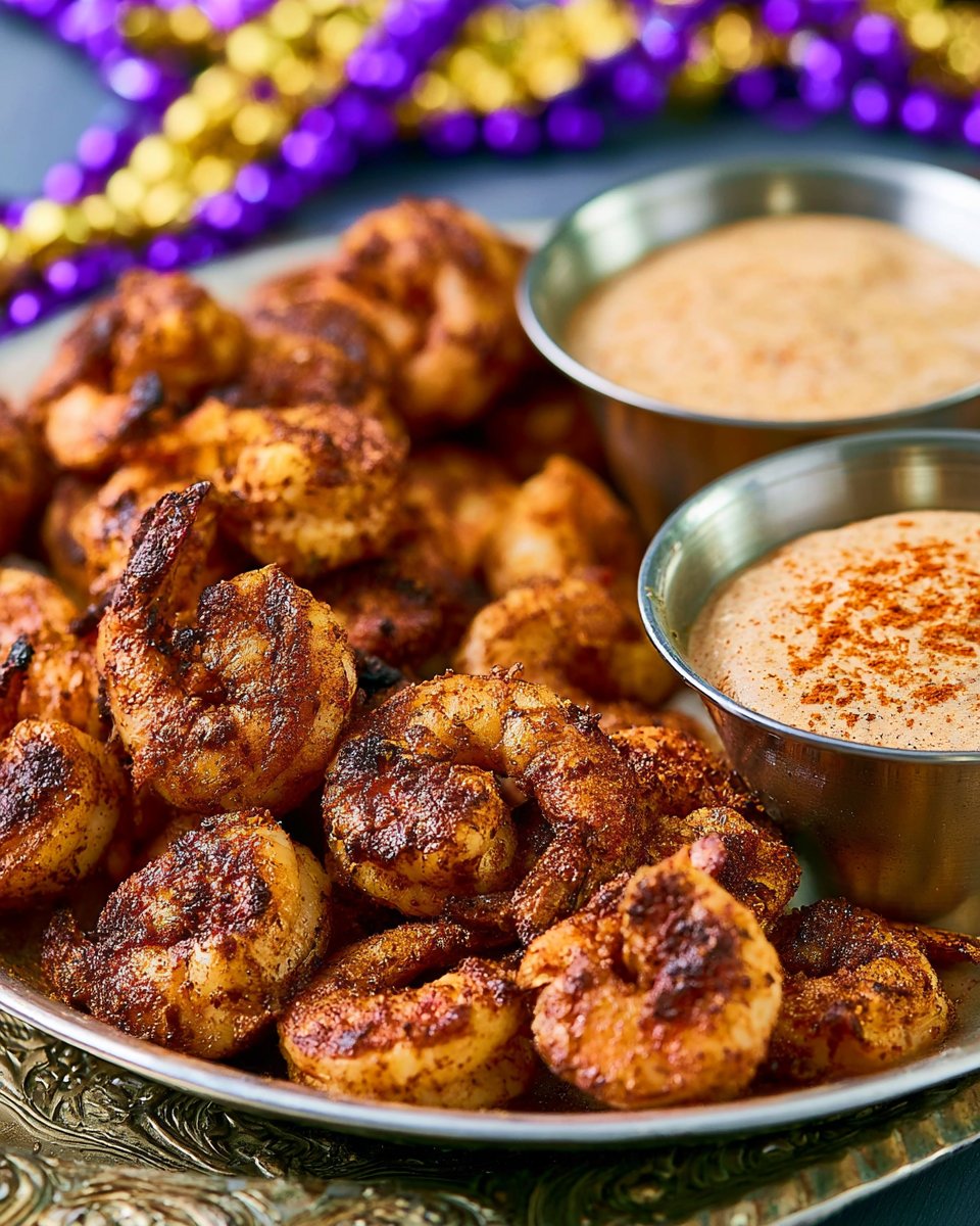 Cajun Grilled Shrimp with Spicy Dipping Sauce