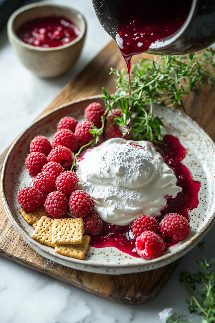 Raspberry Cream Dessert