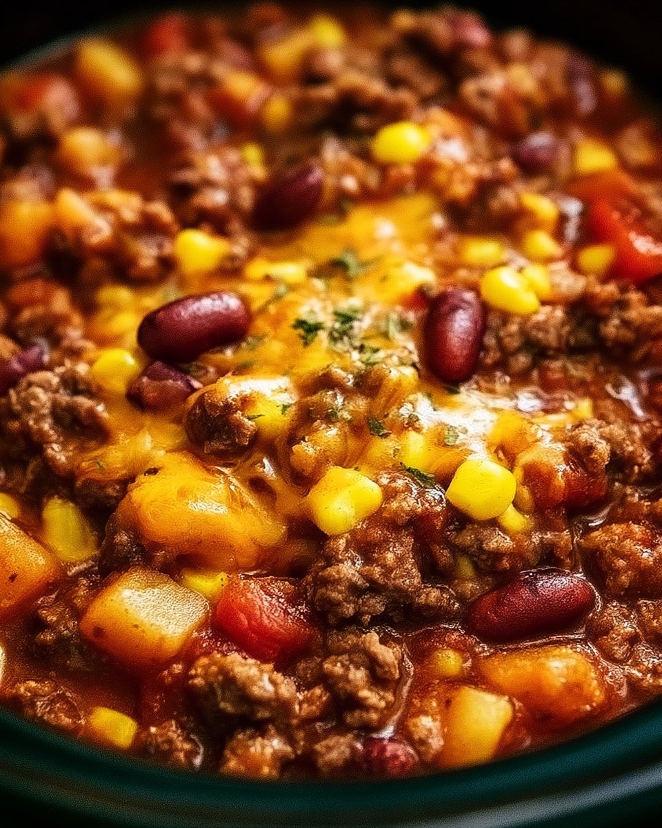Slow Cooker Cowboy Casserole Recipe