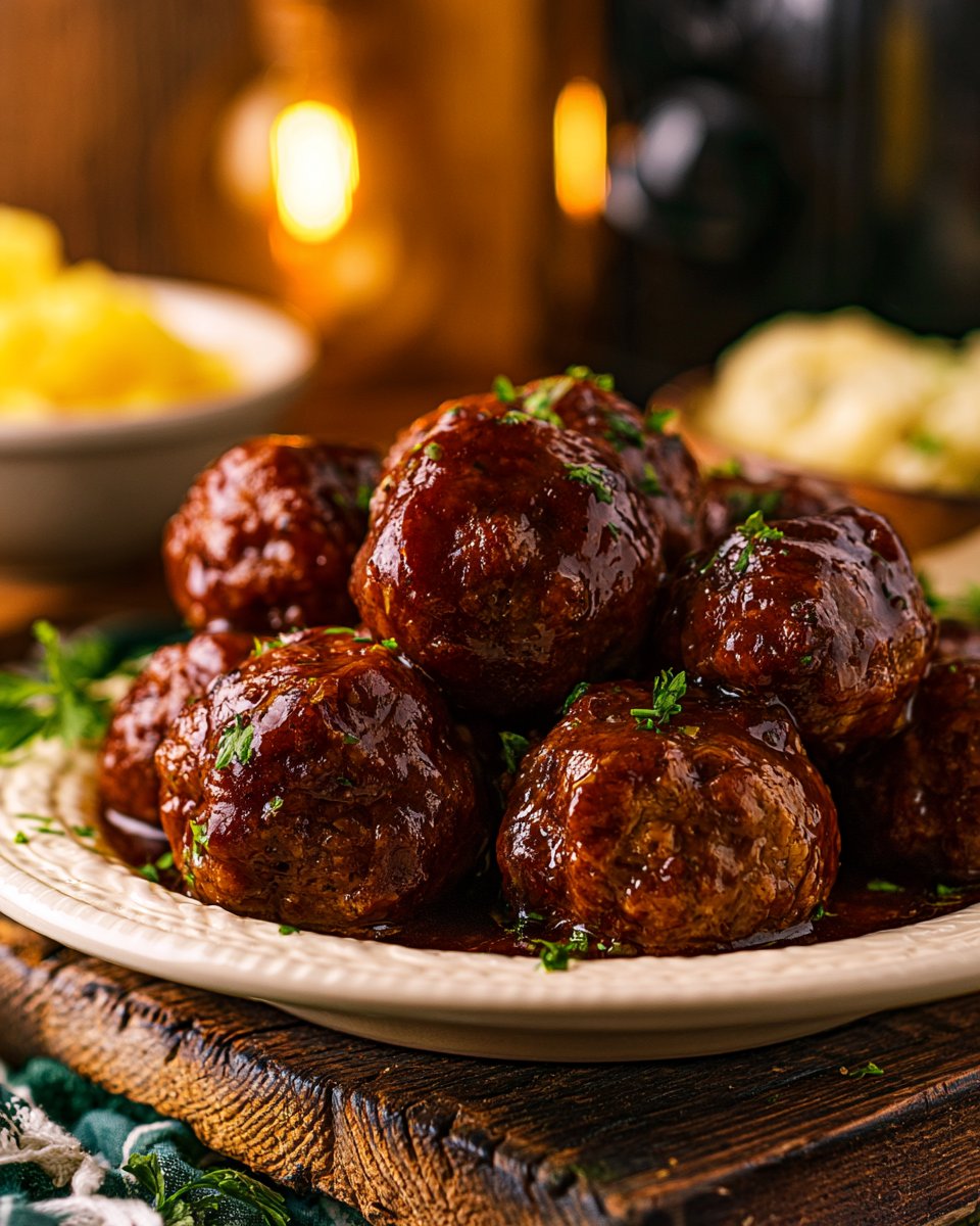 Crockpot Mississippi Meatballs