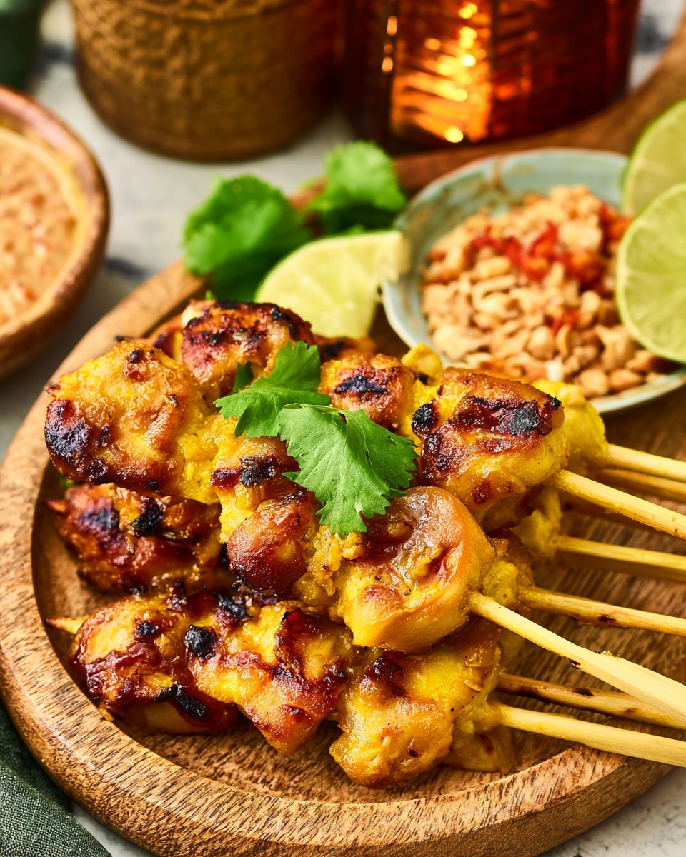 Air Fryer Chicken Satay Recipe