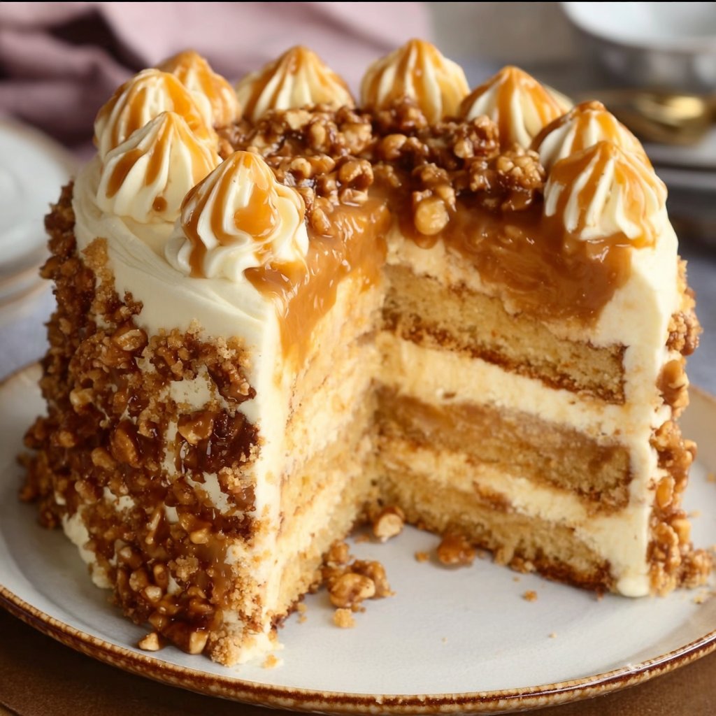 Butterscotch Crunch Cake