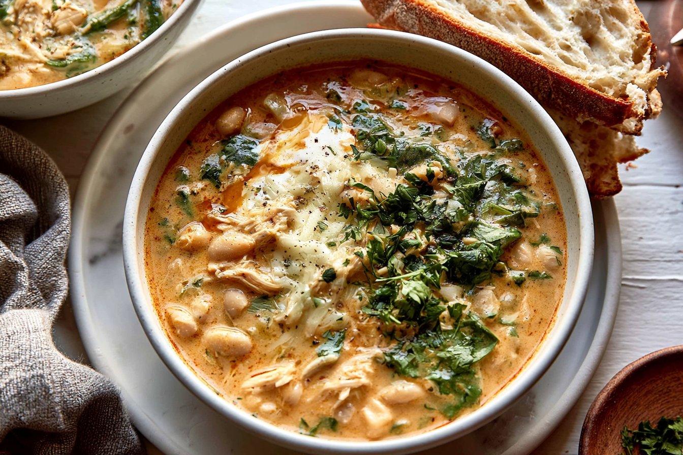 Easy Creamy White Chicken Chili 2 Creamy White Chicken Chili