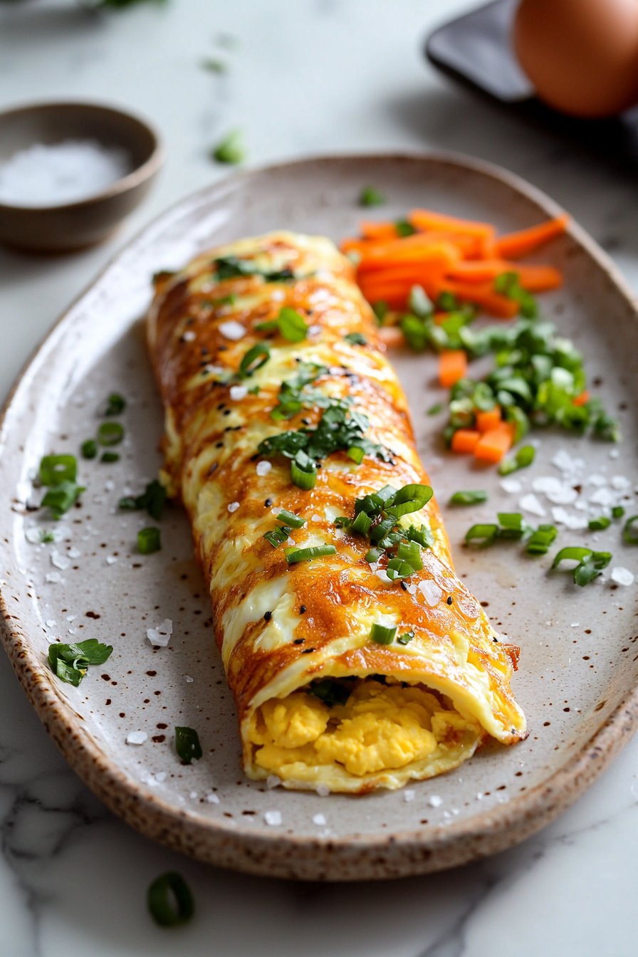 Korean Rolled Omelette
