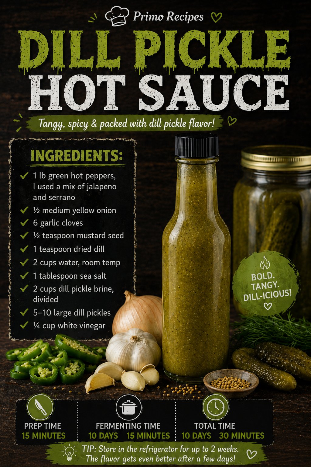 Dill Pickle Hot Sauce