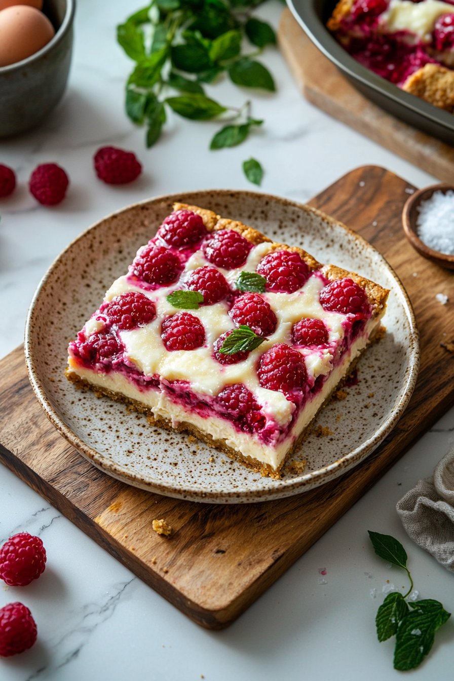 Himbeer-Käsekuchen-Riegel