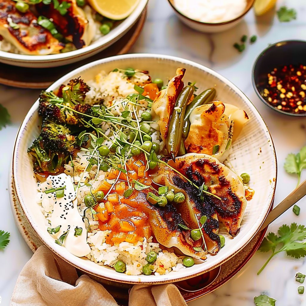 Oven Gyoza Bowls