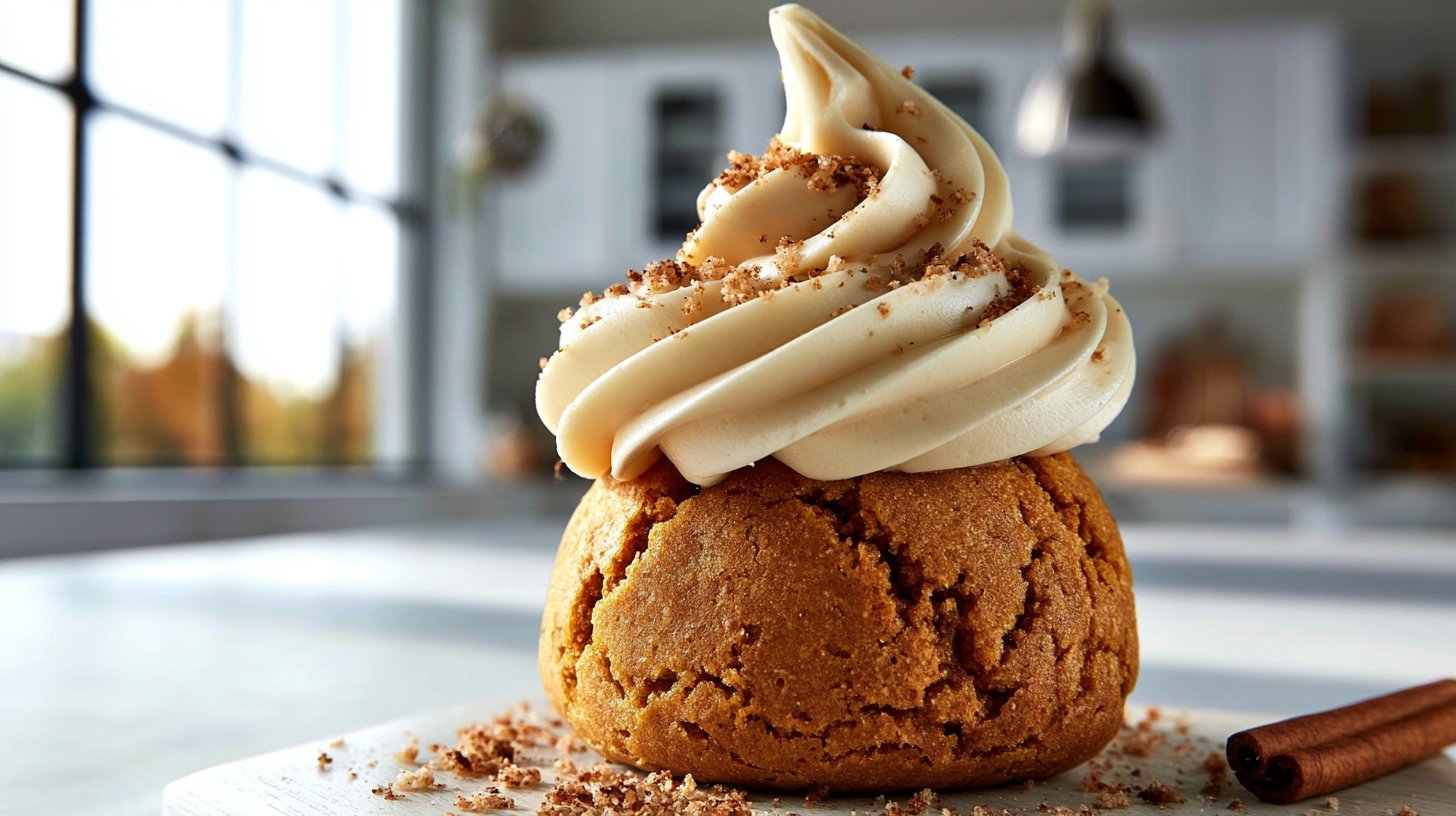 Amish Pumpkin Cookies with Frosting
