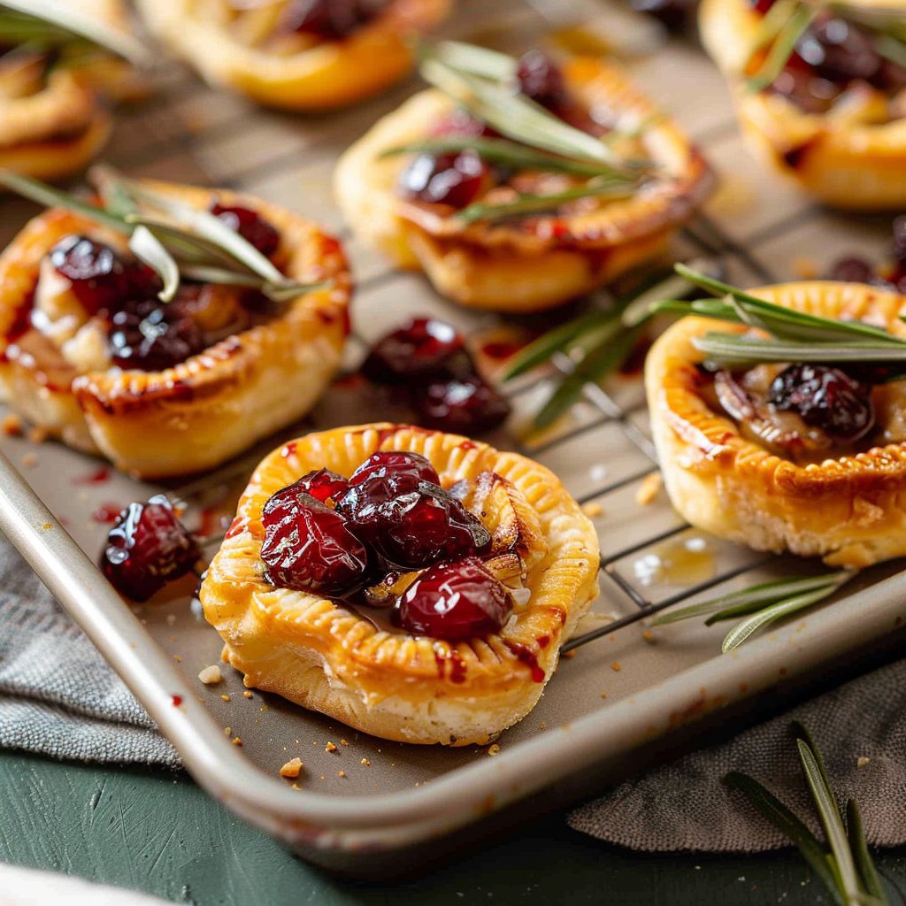 Brie Bites with Cranberry