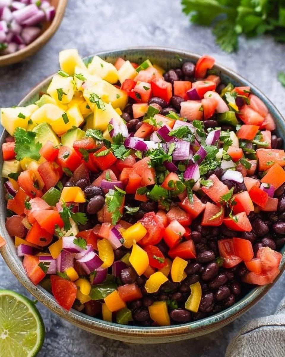 Healthy Black Bean Salsa