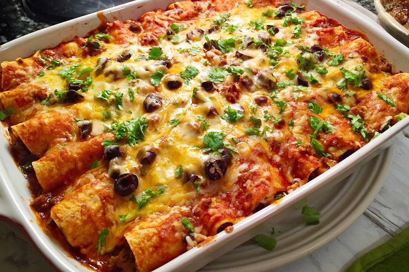 Ground Beef Enchiladas