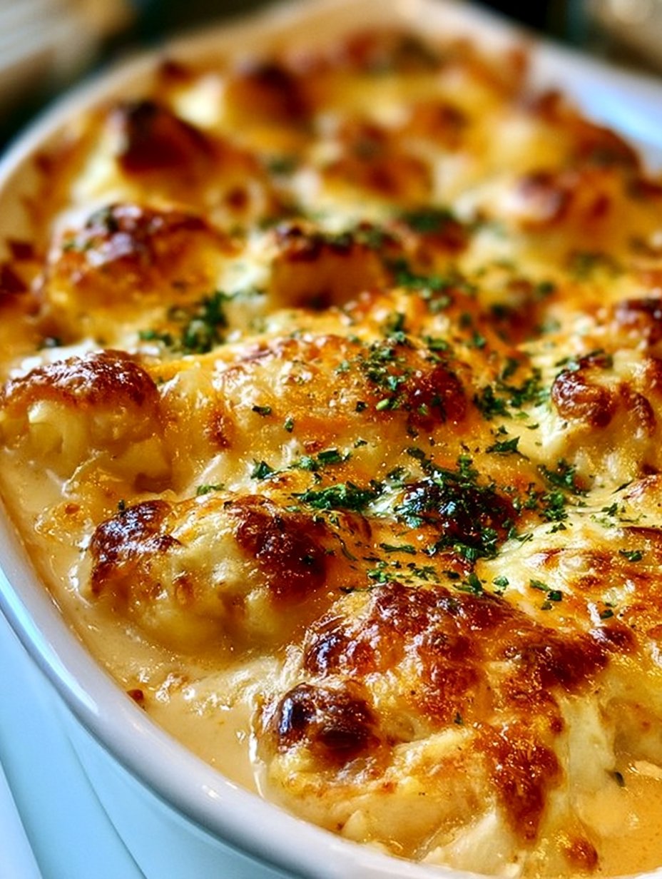 Cazuela Cremosa de Pollo al Horno que a Todos les Encantará