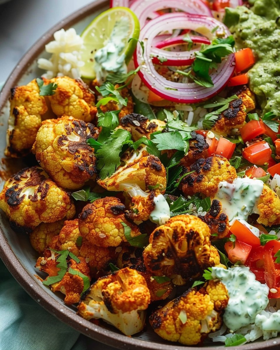 Cauliflower Shawarma Bowls