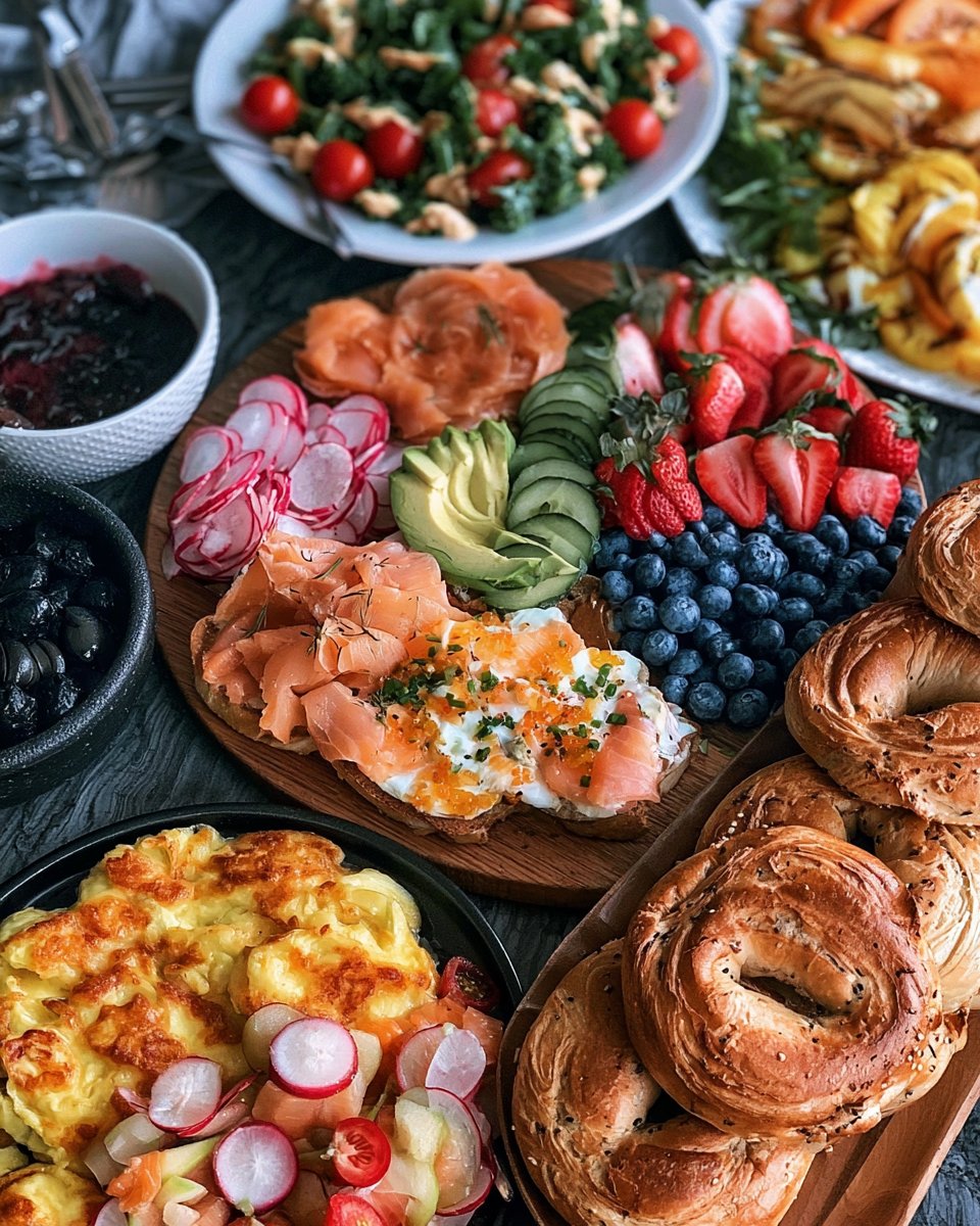 Bagel Brunch Ideas: Delicious Healthy Spread