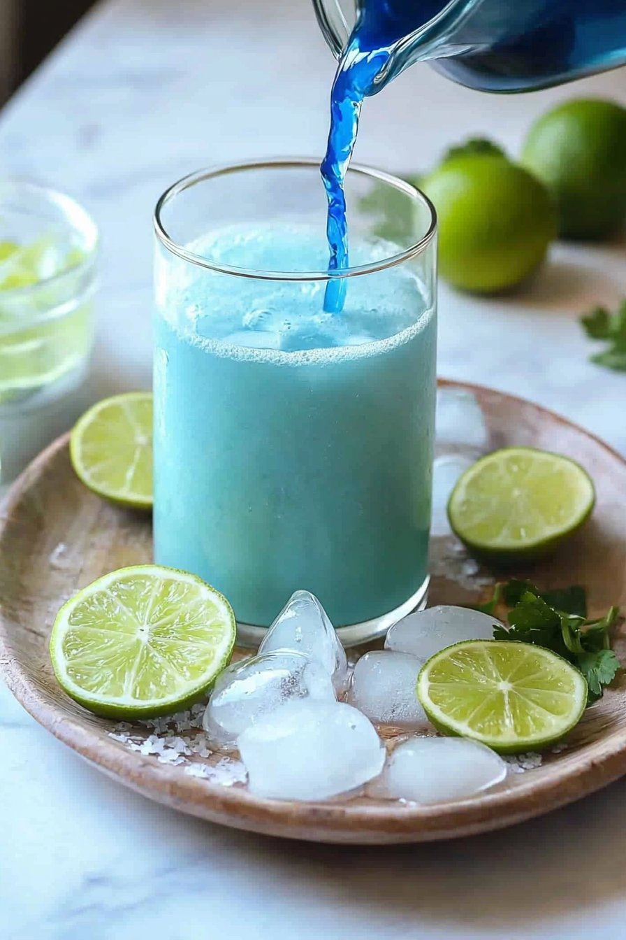 Blaue Brasilianische Limonade